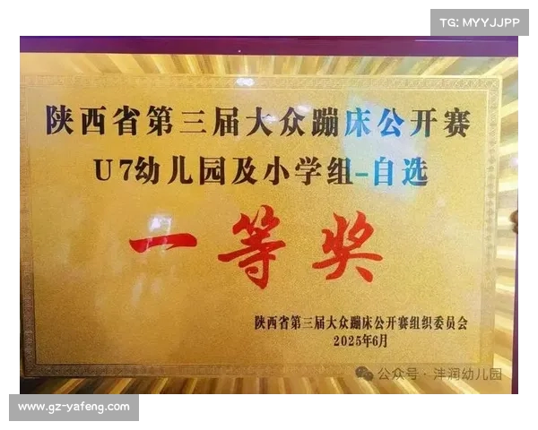 沣西沣润幼儿园勇夺省蹦床公开赛 U7 组一等奖 沣西沣润幼儿园勇夺省蹦床公开赛 U7 组一等奖